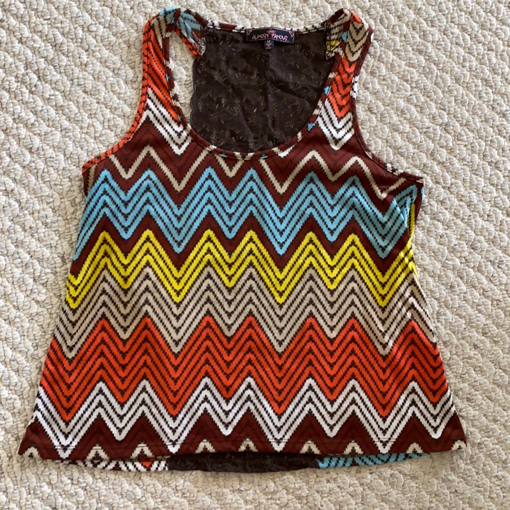 Colourful tank top!
